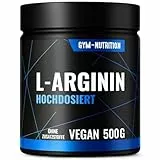 Premium L - Arginin HCL - Hochdosiert - Optimale Löslichkeit - Reines Pulver - Vegan - Laborgeprüft - Premium Arginine Aminosäure - Abgefüllt in Deutschland