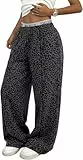 SMILODOX Jogginghose Damen Siara, Bequeme & stylische Freizeithose mit elastischem Bund und Seitentaschen, Trainingshose mit verstellbarem Beinabschluss im Oversize Fit, Für Fitness, Yoga & Freizeit