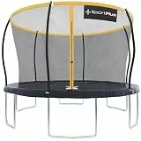 SportPlus Trampolin Outdoor 305cm & 366cm, mit Randabdeckung, Außenstangen & Innennetz, stabile Rahmenkonstruktion, Gartentrampolin, auch für Erwachsene bis 120/150kg - GS Zertifiziert
