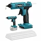 Ecarke Akku-Klebepistole für Ma-kita 18V Lithium-Akku, Akku-Heißschmelzpistole, ideal für Reparaturen, Basteln, Heimwerken (mit 20 11-mm-Klebestiften,Batterien nicht enthalten)