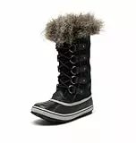 Sorel Damen Joan of Arctic Boot WP wasserdichte Schneestiefel, Black, Quarry, 38.5 EU