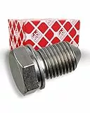 febi bilstein 48871 Ölablassschraube mit Dichtring, 1 Stück, Silber