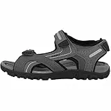 Geox Herren U Sandal Strada D Riemchensandalen, Grau Stone Lt Grey, 42 EU