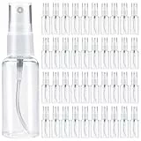 DKBT 40 Stück Sprühflaschen Kleine 20ml Mini Zerstäuber Sprühflasche zum Befüllen Plastik Wasser Sprühflasche Leer Spray Bottle Spritzflasche für Alkohol Körperpflege Flüssigkeit Kosmetik Parfüm
