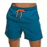 Emosua Auflösen Badehose Geburtstag Streich Lustiges Junggesellenabschied Strand Party Geschenk für Ihren Bro verlieren Seine Badeshorts im Schwimmbad, Acid Blue, XL