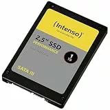 Intenso Interne 2,5' SSD SATA III Performance, 1 TB, 550 MB/Sekunden, Schwarz, Festkörper-Laufwerk