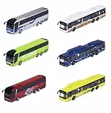 Majorette MAN City Bus (1 Modellauto) - Spielzeugbus aus Metall mit Freilauf, zufällige Auswahl aus 6 Modell-Fahrzeugen für Sammler und Kinder ab 3 Jahre, je ca. 13 cm