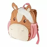 SIGIKID Mini Rucksack Pony Love Kinderrucksack für Krippe, Kita, Ausflüge empfohlen für Mädchen ab 2 Jahren, Rosa/Braun/Pony