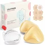 Lillypads® Push Up Pads – Selbstklebende BH Einlagen für Push-Up Effekt – Klebe BH - Wiederverwendbare BH Klebepads für große & kleine Brust – Sticky Bra Silikon Pads - Größe S