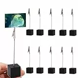 10 Stück Fotohalter mit Klammern,Tischkartenhalter Clip,Kartenhalter Tisch,Foto Halter mit Klammer,Kartenständer,Postkartenhalter Holz Fotoständer Clip für Hausdekoration,Party,Büro,Hochzeit