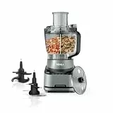 Ninja PrecisionPro Küchenmaschine, 2,1 l, 4 automatische Voreinstellungen und manuelle Einstellungen, Pizza und Brotteig, Schneiden von Gemüse und mehr, spülmaschinenfeste Teile, Schwarz