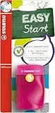 STABILO - Ergonomischer Dosen-Spitzer für Linkshänder - EASYsharpener - 3 in 1 - pink