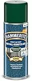 Hammerite Metallschutzlack Spray Hammerschlag, Dunkelgrün, 400ml