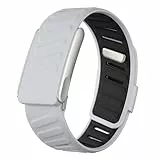 Generisch Whoop 5 MG / 5.0 Sport-Ersatzarmband, Robustes & Weiches Silikonband mit Metallrahmen, Hautfreundliches, Verstellbares Fitness-Armband für Training, Alltag und Büro (Grau A, WHOOP 5.0)