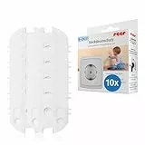 Reer Steckdosen-Schutz schraubbar, 10 Stück, weiß, das Original vom Erfinder, 32010