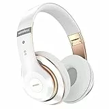 Lankey Sound Kopfhörer Kabellos mit 6 EQ Modi, Kopfhörer Bluetooth, 65 Std Over Ear Kopfhörer Bluetooth mit Eingebautem HD-Mikrofon, FM, SD/TF für Outdoor, Transport, Reisen, Studium