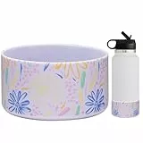 WK IEASON Schutzsilikon Bodenstiefel für Hydro Flask12-24oz breiten Mund/Standard-Mund, Anti-Rutsch Silikonabdeckung Stoßstange kompatibel mit Stanley Tumbler 40oz 30oz 20oz-2.83inch Bodendurchmesser