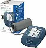 Beurer BM 25 Oberarm Blutdruckmessgerät, einfache Ein-Knopf-Bedienung, genaue Messung, Arrhythmie-Erkennung, mit USB-C-Anschluss, Manschette für 22-42 cm, Datenübertragung zu Apple Health und co.