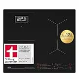 AEG Induktionskochfeld 60cm, Made in Germany, 4 Flex-Kochzonen mit Kratzresistenter SaphirMatt-Oberfläche, SenseBoil verhindert Überkochen, Bridge-Kombination 2er Zonen, Hob²Hood, TI64IB1FIZ