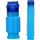 CUNQN Urinflasche Mini Urinal 750ML Schrumpfbares Urinal Mobile Toilette für Camping Auto Reisen Stau Warteschlange