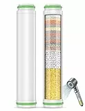 MEKO 2er Pack Filter NUR für Handbrause mit ASIN B0CGHXYM1Y von MEKO, 15 Schichten Ersatzfilter für hartes Wasser Reinigen und Entfernen von Chlor und schädliche Substanzen