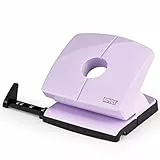 NOVUS Locher B220 Color ID 2.0 (20 Blatt Lochleistung, fest einrastende Anschlagschiene, Funktionsteile aus Metall) pretty lilac