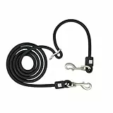 Max & Molly Multifunktions Tauleine Hund, Matrix 2.0, Schwarz/M, 2m stufenlos verstellbare Leine mit 2 Karabinern, stylische Hundeleine aus Nylon - Komfort für Dich und deinen treuen Begleiter