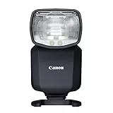 Canon Speedlite EL-5 Blitzgerät (Leitzahl 60, 24-200mm Brennweite, 0,1-1,2s Ladezeit, kabellose Steuerung, E-TTL II, 1/1 bis 1/1024 Leistung, 180° Neigung, Kompatibilität beachten) Schwarz