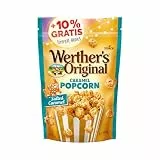 Werther's Original Caramel Popcorn Salted Caramel – 1 x 140g + 10% Gratis (154g) – knuspriges Popcorn mit salzigem Sahne-Karamell-Überzug