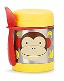 SKIP HOP Hop Aufbewahrungsbehälter, für Essen aus Edelstahl, isoliert, Affe Marshall, mehrfarbig Monkey