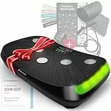 Sportstech 4D Vibrationsplatte für Zuhause, VP400 und sVibe, Smart LED, Trainingsbänder und Ropes, Abnehmen, Ganzkörpertraining, Muskelaufbau, 120 kg belastbar, Fitness Training