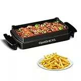 Tefal OptiGrill+ XL Backschale, geeignet für alle OptiGrill+ XL Modelle, 2 Liter Fassungsvermögen, antihaftbeschichtete Aludruckguss-Form, Portionen 4 bis 6, Schwarz, XA7278
