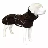 Croci Hiking Hundemantel, wasserdicht, Makalu, temperaturregulierendes Futter, Schwarz, 70 cm