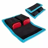 LENS-AID Akku Tasche für 2 Kamera-Akkus: Aufbewahrung für Batterien, Speicherkarten – kompatibel mit Canon, Sony, Fuji, GoPro, DJI Mini u.v.m.