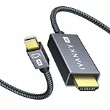 IVANKY 4K Mini DisplayPort auf HDMI Kabel, Nylon Mini DisplayPort auf HDMI Kabel, geeignet für MacBook Air/Pro, Surface Pro, Monitor, Projektor und weiter - 2M