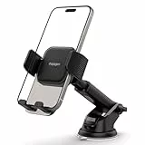 Spigen Handyhalterung Auto, Universal Magnet KFZ Halterung für Armaturenbrett und Windschutzscheibe【360° Drehbar & Starker Saugnapf】Kompatibel mit iPhone 17/16/15/14 Pro Max Air, Pixel 10 Pro Fold XL
