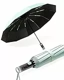 MidingChai Regenschirm Sturmfest Groß, UV Schirm, Regenschirm Automatik Auf und Zu, Sonnenschirm Tragbar, XXL Sonnenschirm Unterwegs für Golf, Reisen & Freizeit für Herren und Damen