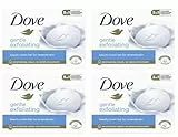 Dove Seife Gentle Peeling Soap Bar (4 x 90 g)