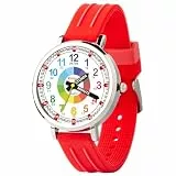 Kiddus Lernuhr Kinder, Analoge Armbanduhr ab 5 Jahren, Jungen Mädchen