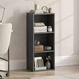 Vida Designs Oxford 3 Ebene Würfel Bücherregal, Modern Space-Saving Aufbewahrungseinheit for Wohnzimmer, Schlafzimmer or Büro, Freistehend Ausstellung Shelf, H80xW32xD24cm (Grau)