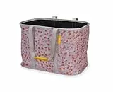 Joseph Joseph Hold-All zusammenklappbare 55L Wäschekorb Tasche, strapazierfähiges Gewebe, feuchtigkeitsbeständig, Pfirsichblüte