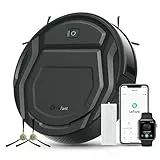 LEFANT Saugroboter, Superschlank WLAN Roboterstaubsauger, Kompatibel mit Alexa Sprachsteuerung, Staubsauger Roboter Selbstaufladung Leise für Haushaltsreinigung/Tierhaare/Haare/Staub/Teppich M210P
