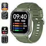 Tipmant Smartwatch Herren mit Telefonfunktion, Schrittzähler Uhr Herren IP68 Wasserdicht Fitness Tracker mit Pulsuhr SpO2 Schlafmonitor Stoppuhr Message Reminder, Sportuhr Smart Watch für Android iOS