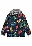 Kabooki LEGO® NINJAGO® Kinder Softshelljacke für Jungen und Mädchen | Wasserdicht (8.000 mm) & Atmungsaktiv | Outdoor Übergangsjacke mit Kapuze & Reflektoren