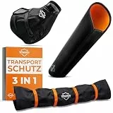 E-Bike Transportschutz Set 3-teilig für Motor, Akku und Lenker I wasserabweisende Schutzhüllen für Fahrradträger I E Bike Schutzhülle zB. für Bosch, Shimano, Yamaha Ebike I Wheeloo