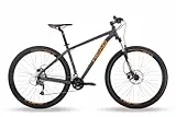 HEAD Unisex - Adult Granger Mountain Bike, Matt Grey/Orange, 42