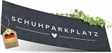 ElbFuchs Schuhparkplatz Fußmatte 75x30cm Grau I Waschbare & Rutschfeste Indoor-Schuhmatte & Abtropfmatte I Ideal als Schuhunterlage & Schuhablage I Schmutzfangmatte für Flur & Eingang