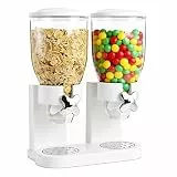 YuLiMirich Cereal Dispenser 2L, Luftdichter Müslispender für die Organisation des Küchenvorratsraums, Müslispender 2er Set Luftdichte Behälter für Müsli, Reis, Körner, Süßigkeiten, Kaffebohnen