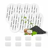 Keimi Katzenbrunnen Wasserfilter Austauschfilter 8+8 Pack für Haustiertränker, Hochleistungs-Multi-Filter, Austausch alle 2 Wochen, Sicherer Ionentauscher