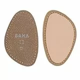 Bama Einlegesohle Leather ½ – Schuheinlagen aus Leder, stoßdämpfende Halb-Sohlen für optimalen Komfort, Schuheinlagen für Erwachsene, 1 Paar - 38/39 EUR